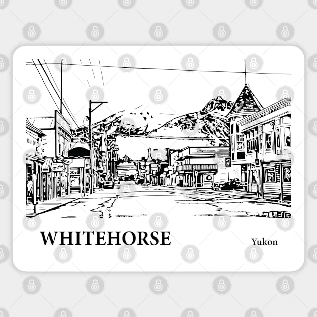 Whitehorse Yukon Sticker by Lakeric